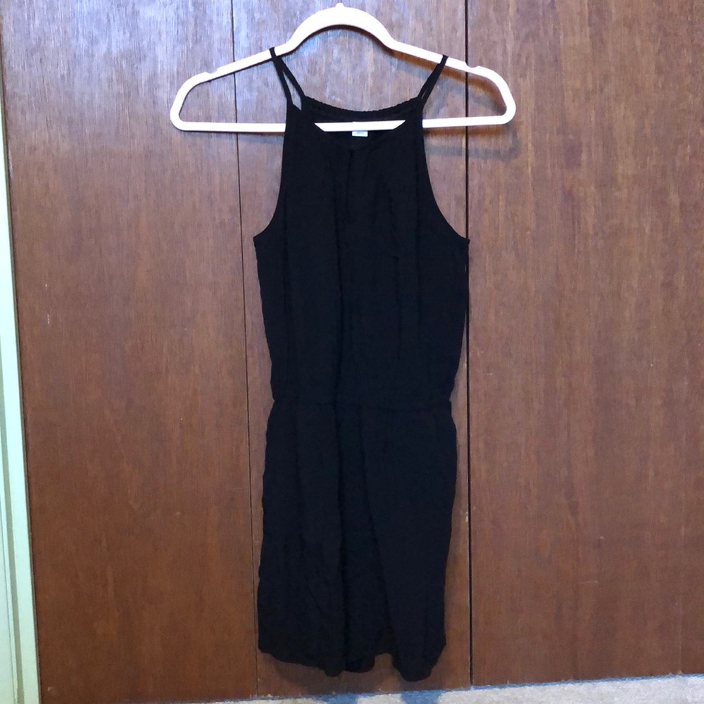 old navy black romper